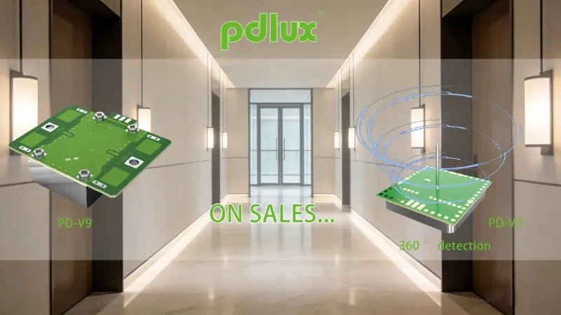 PD-V9 en PD-V3 microgolfbewegingssensoren