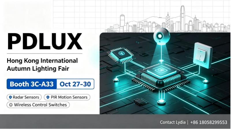 PDLUX zal aanwezig zijn op de Hong Kong International Autumn Lighting Fair | Stand nr. 3C-A33, 27-30 oktober